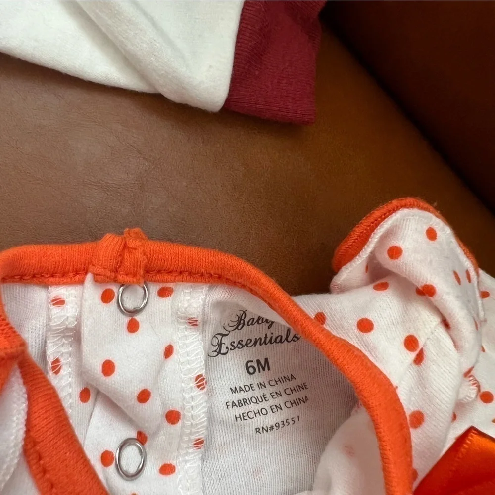 Bundle Baby Girl Infant 3-6m Fall Halloween Matching Tutu Bodysuit Shirt Pants